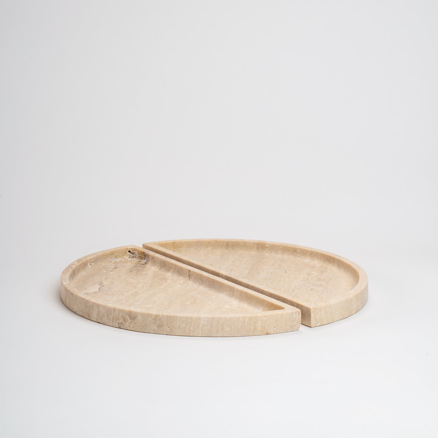 Moon Tray - Travertine