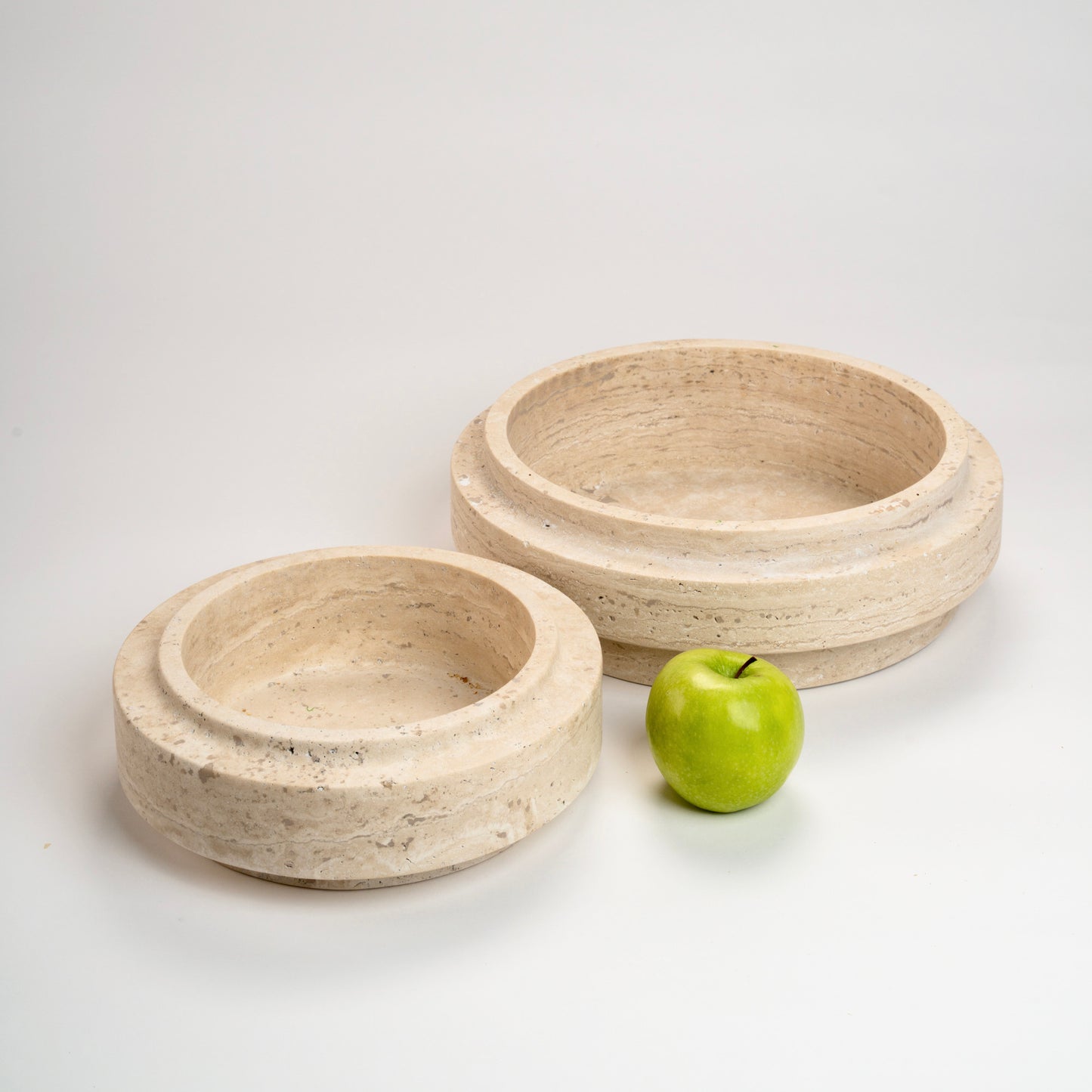 Troy Travertine Bowl - Medium