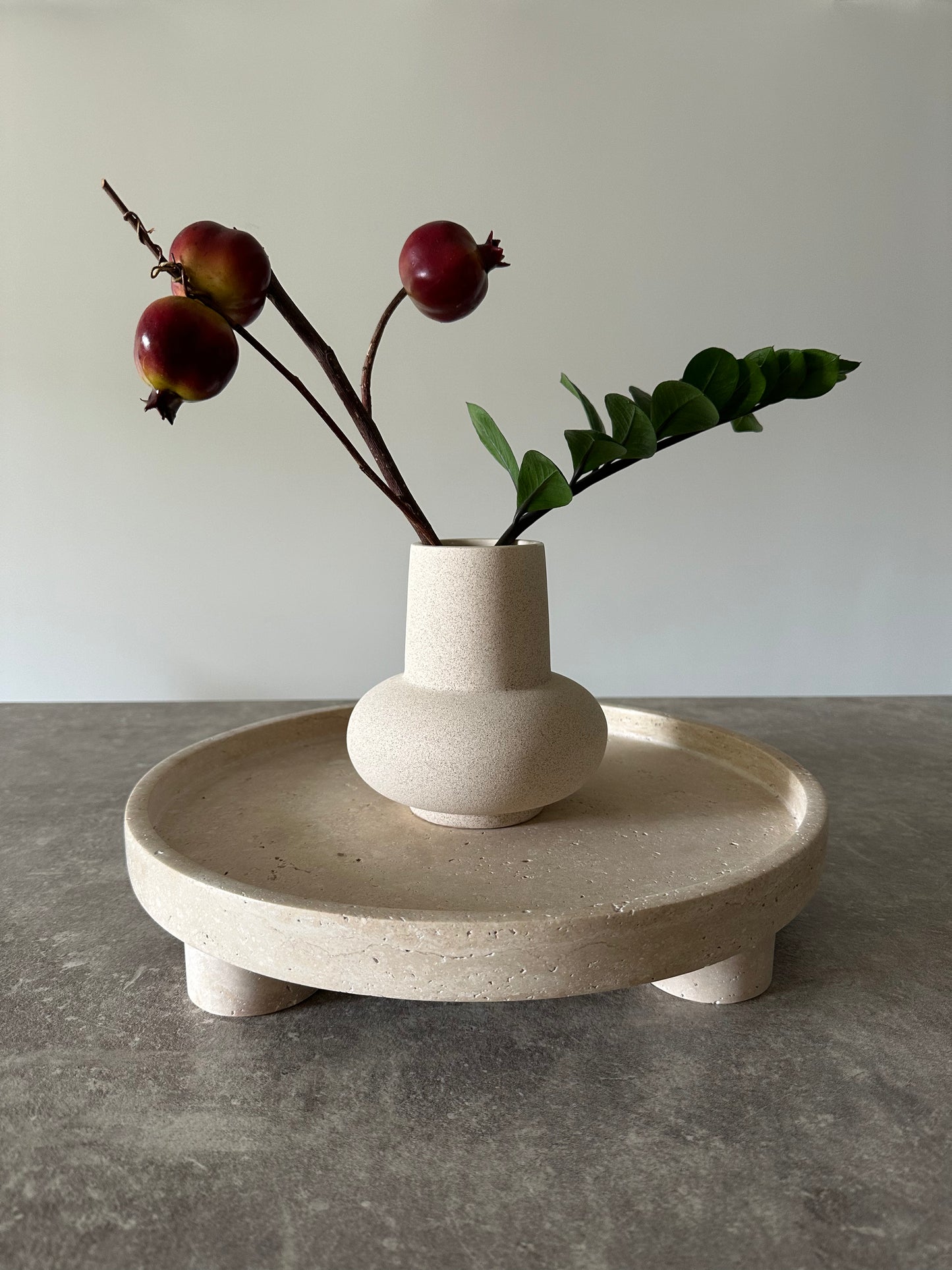 Napoli Tray - Travertine