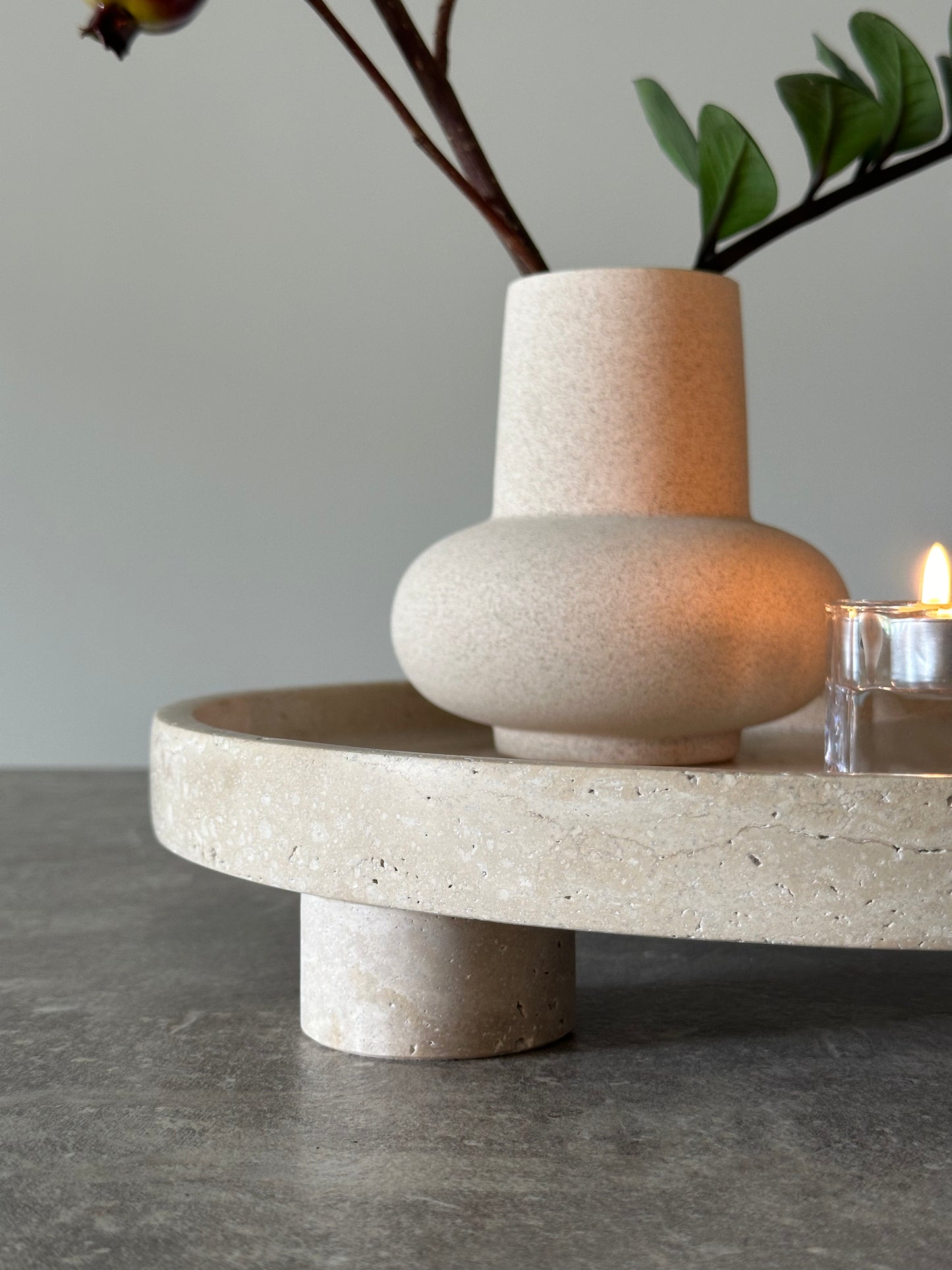 Napoli Tray - Travertine