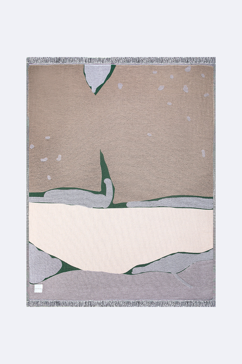 Contemporary Couch Throw - 100% cotton, jacquard couch throw with contemporary pattern tones, different on each side