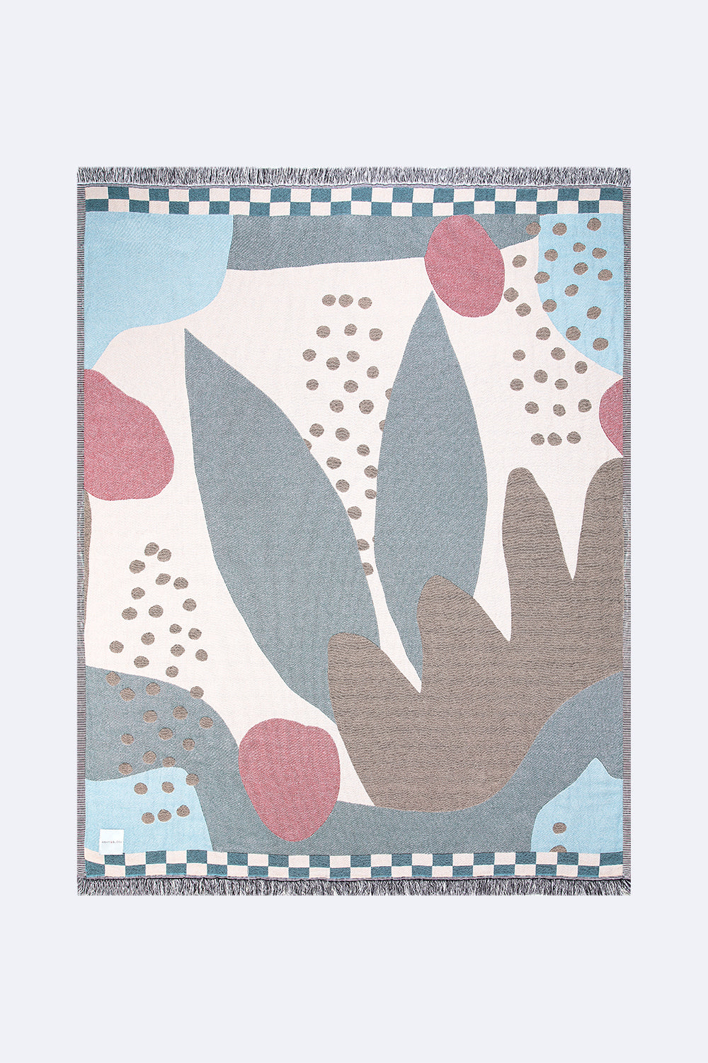 Marine Couch Throw - 100% cotton, jacquard couch throw with contemporary pattern tones, different on each side