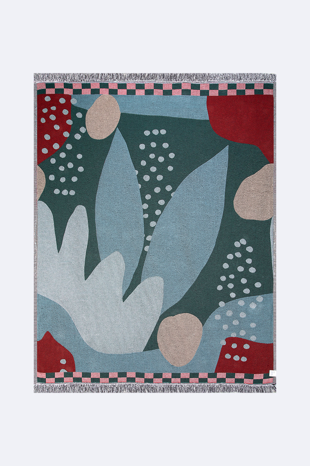 Marine Couch Throw - 100% cotton, jacquard couch throw with contemporary pattern tones, different on each side