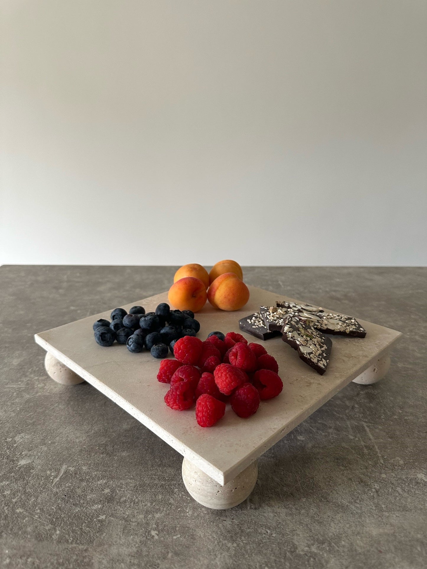 Toledo Travertine Plate