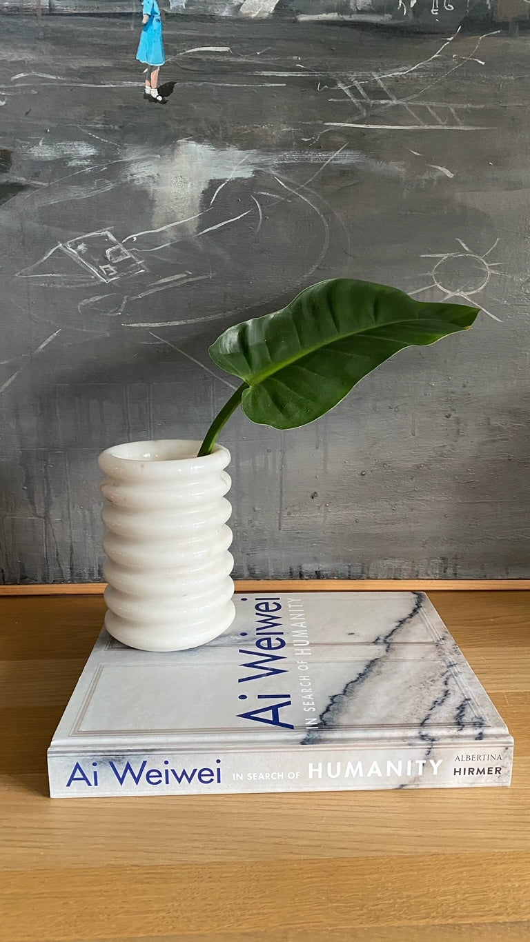 Wavy Marble Vase