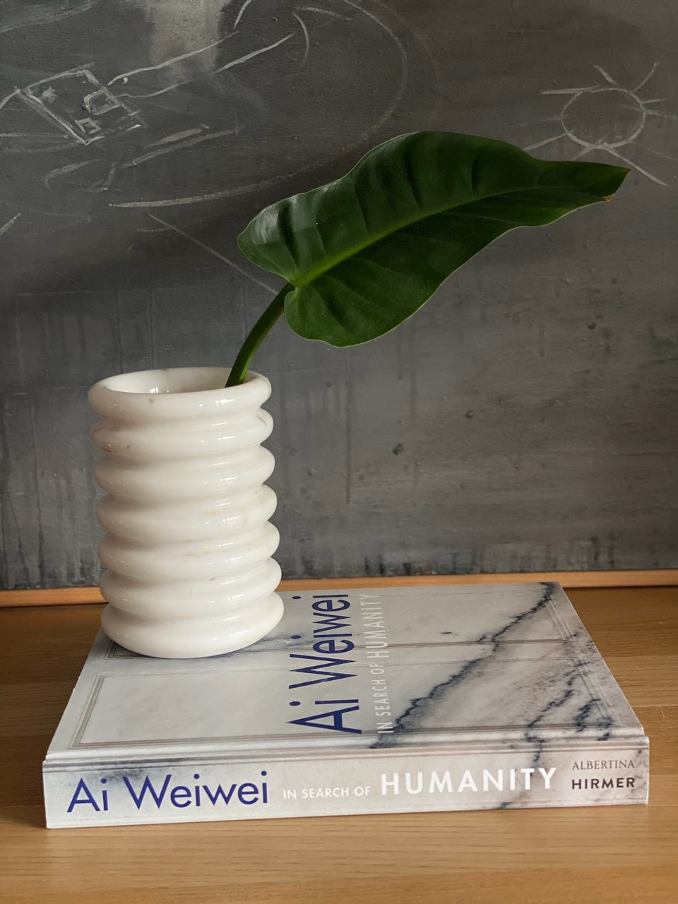 Wavy Marble Vase