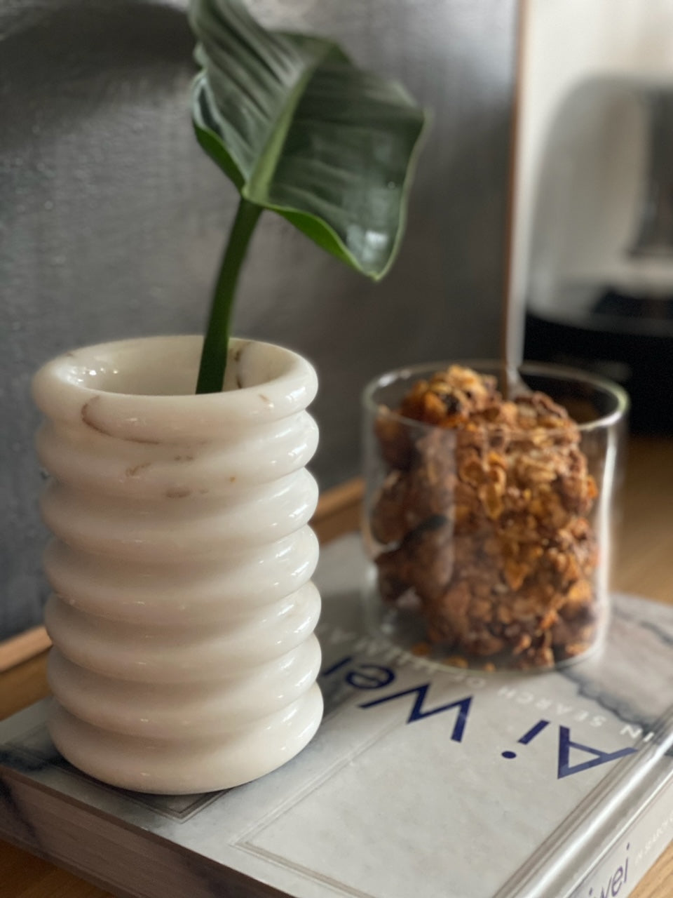 Wavy Marble Vase