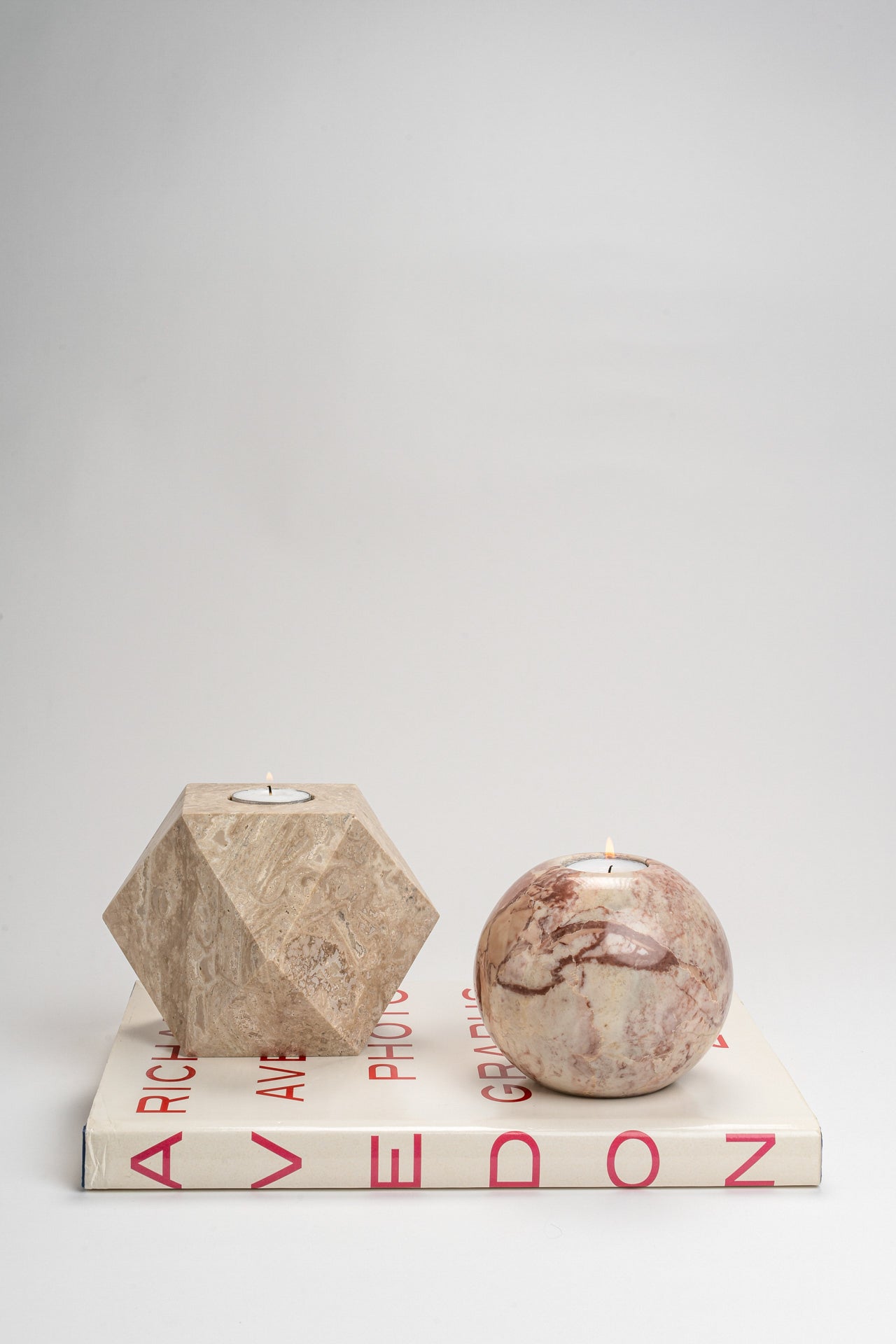 Pink Ball Candle Holder