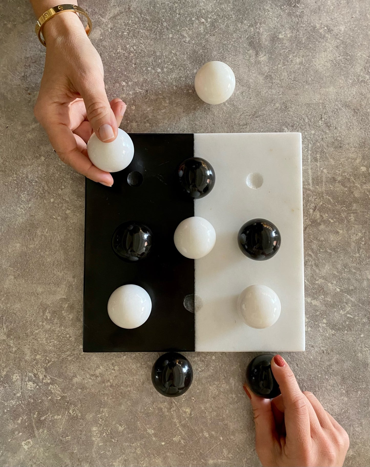 Black&White Marble Board Game