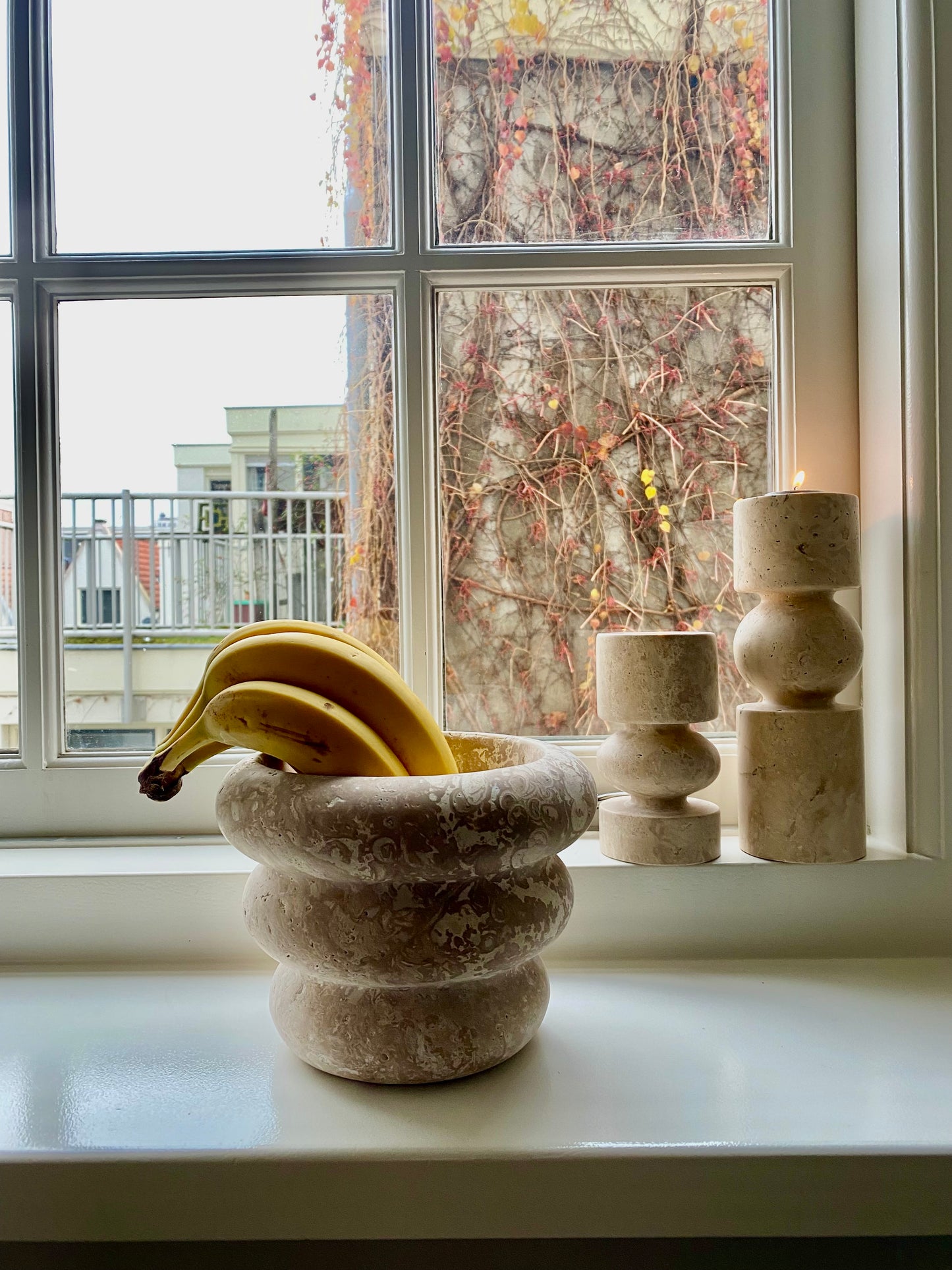 Cloud Bowl - Travertine