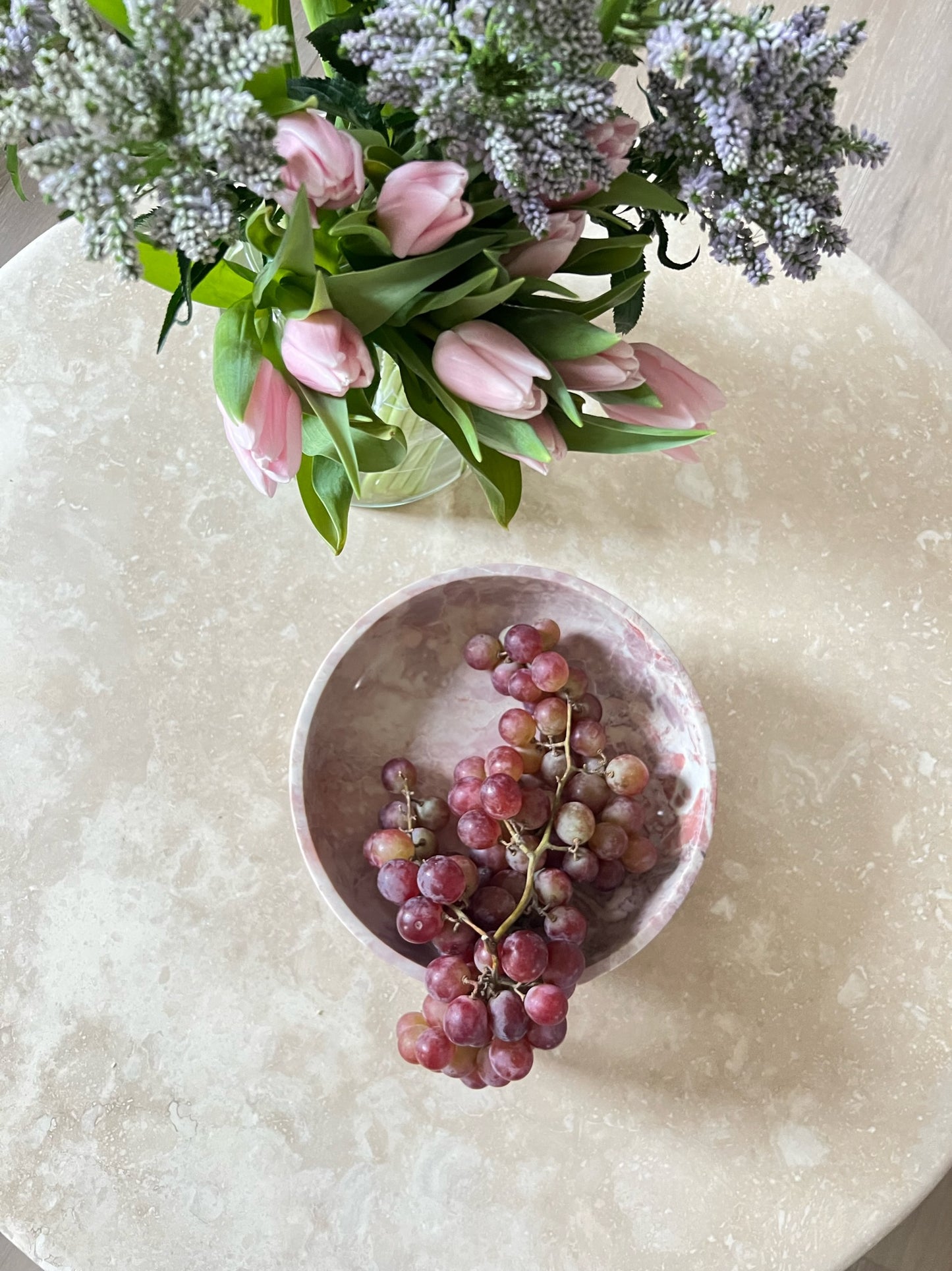 Pegasus Plate - Pink Marble