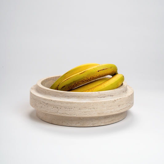 Troy Travertine Bowl - Big