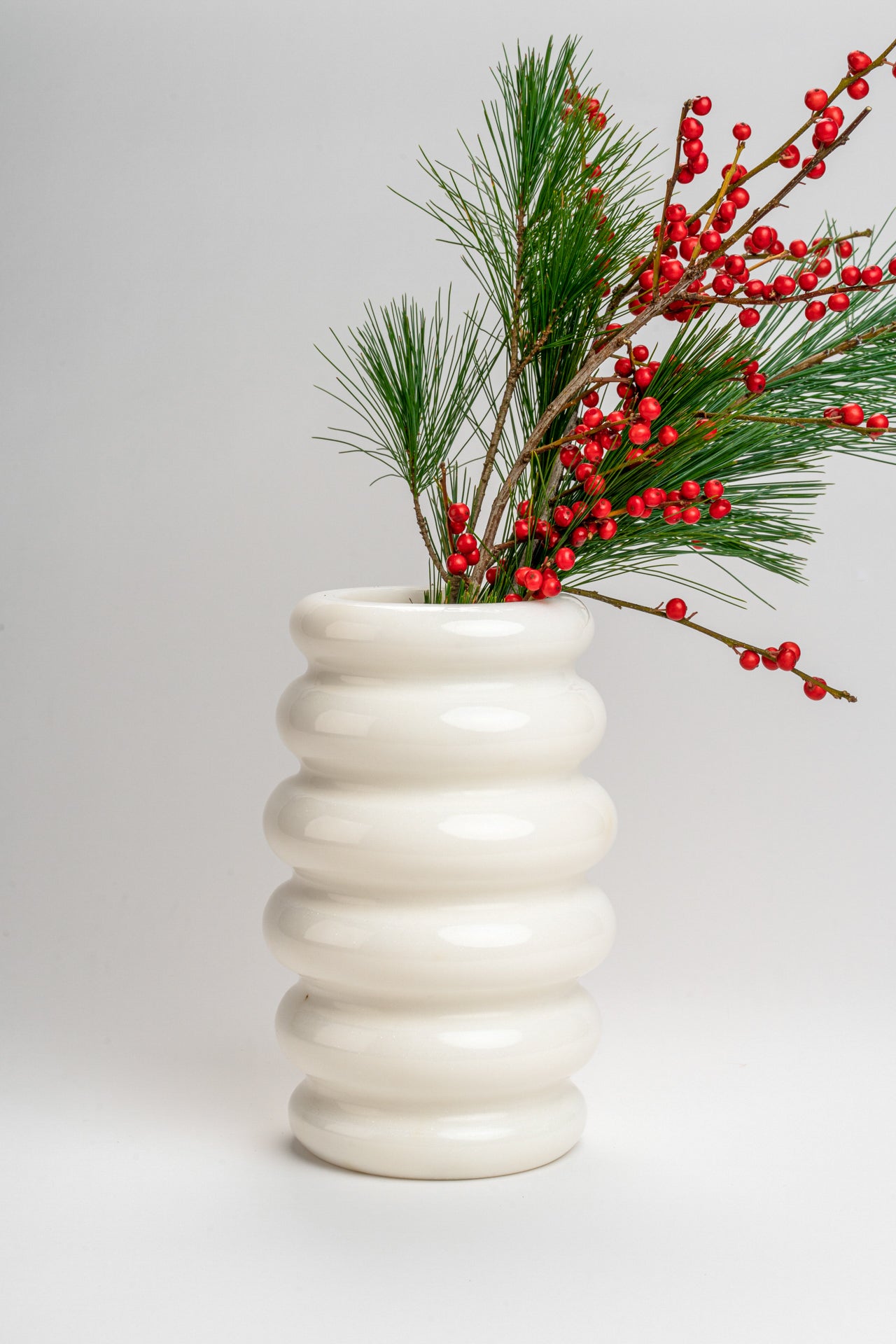 Cloud Vase - White Marble