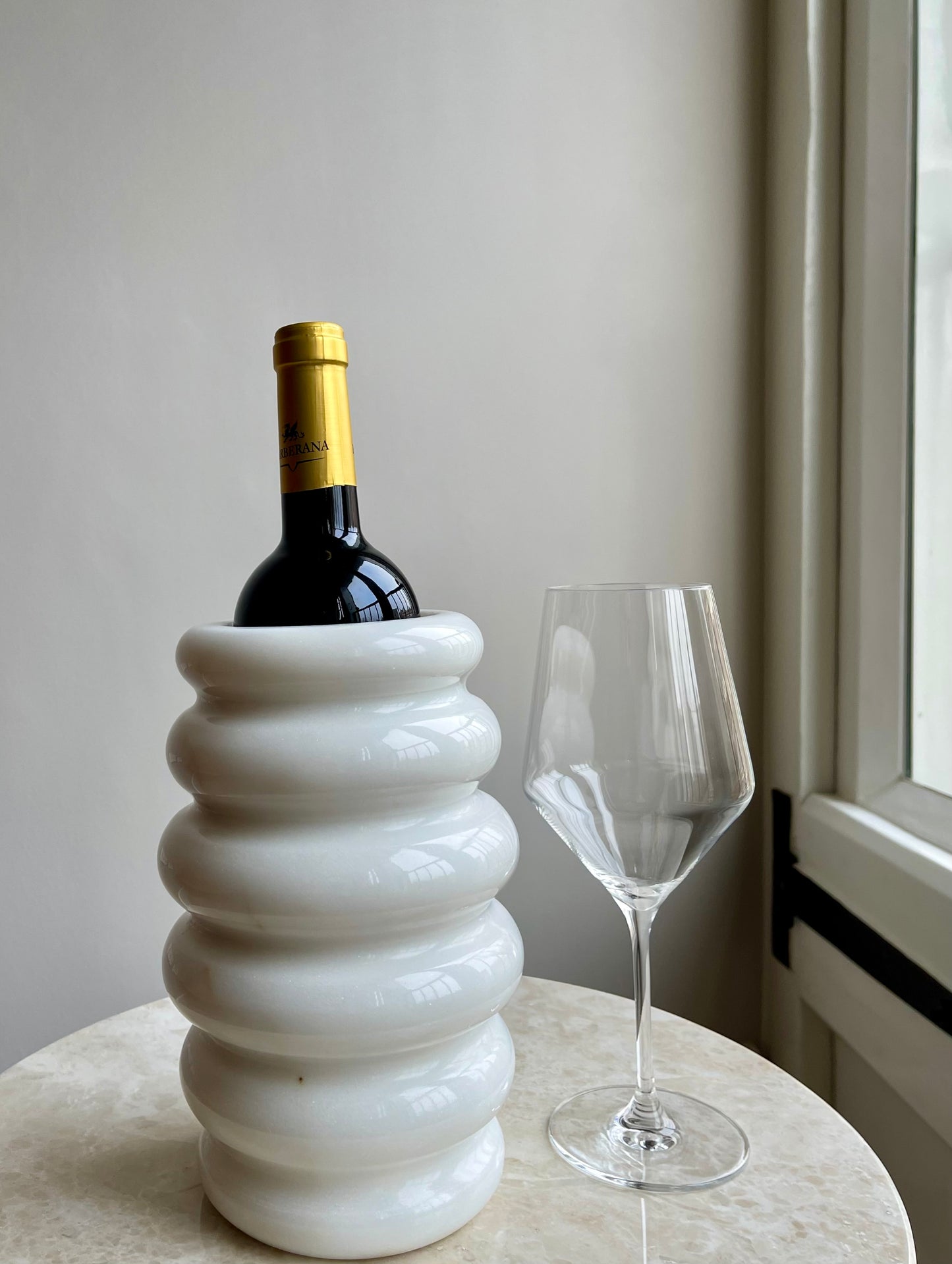 Cloud Vase - White Marble